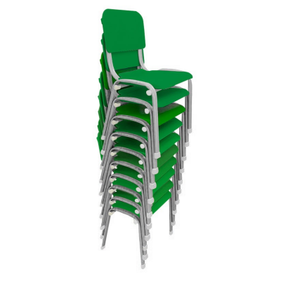 Kit 10 Cadeiras WP Kids Polipropileno Verde